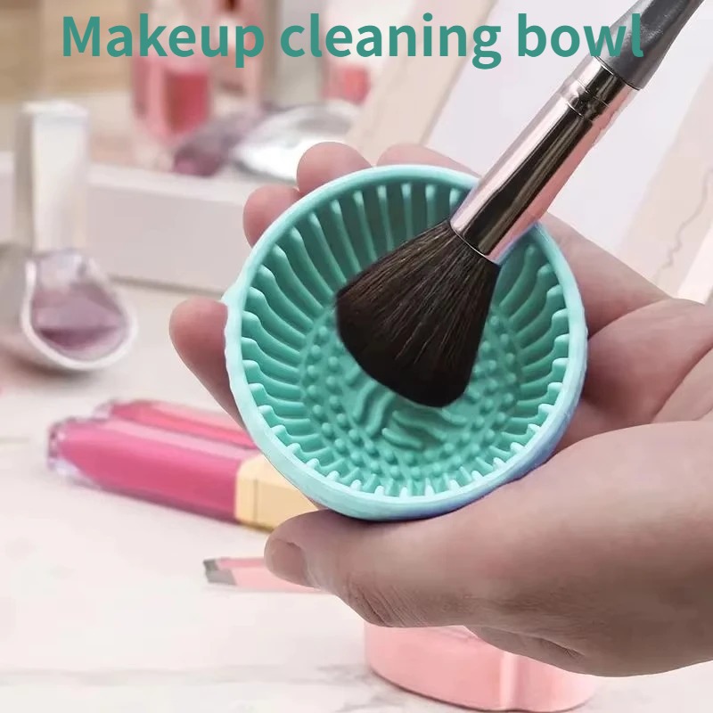 Beauty Makeup Eyeshadow - وعاء تنظيف فرش المكياج من السيليكون