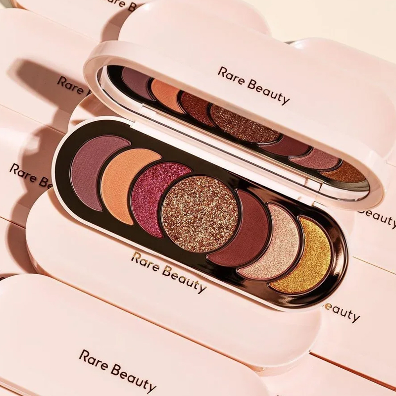 Rare Beauty Makeup Highlighter - لوحة ظلال عيون فاخرة، بودرة ظلال