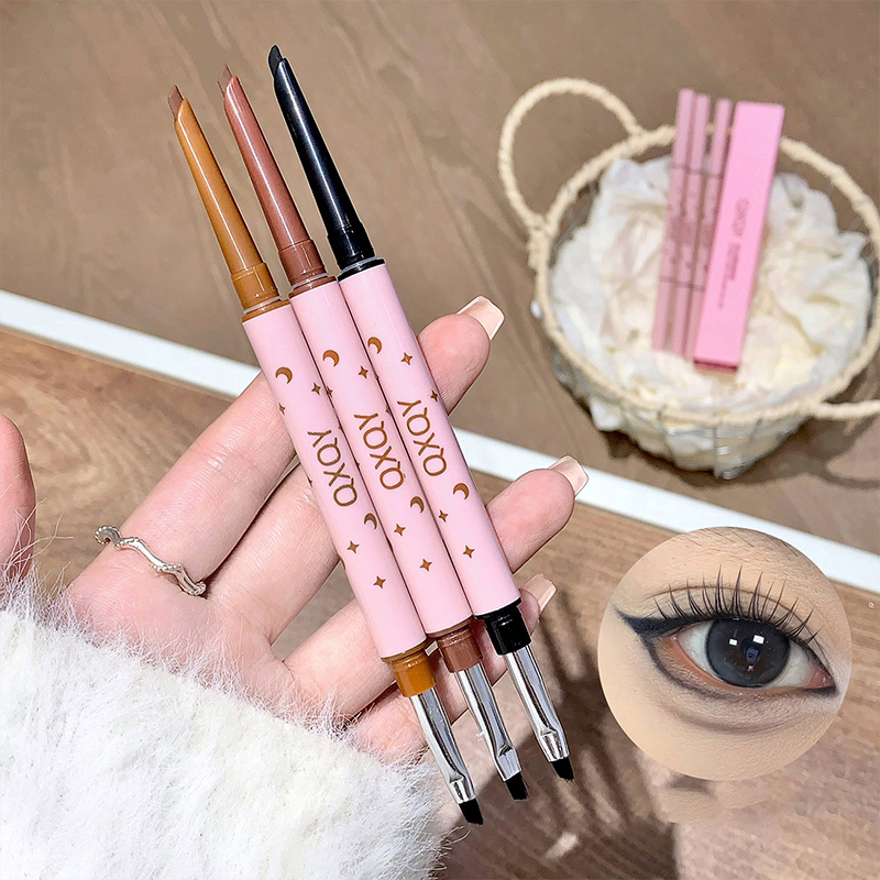 Beauty Makeup Products - كحل QXQY مزدوج الرأس، قلم حواجب