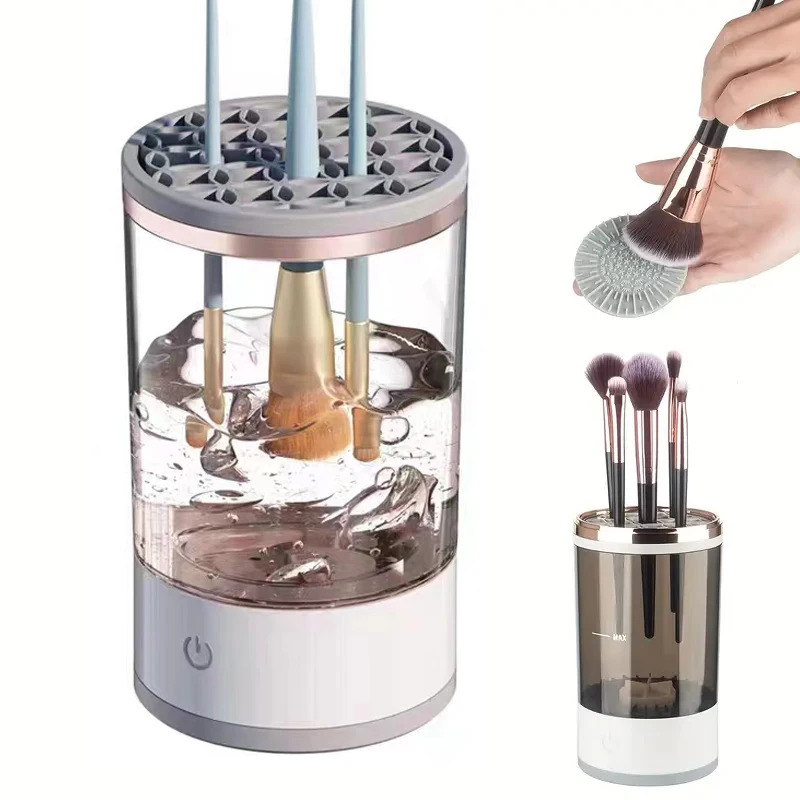 Beauty Makeup Products - منظف فرشاة مكياج كهربائي محمول بمقبس