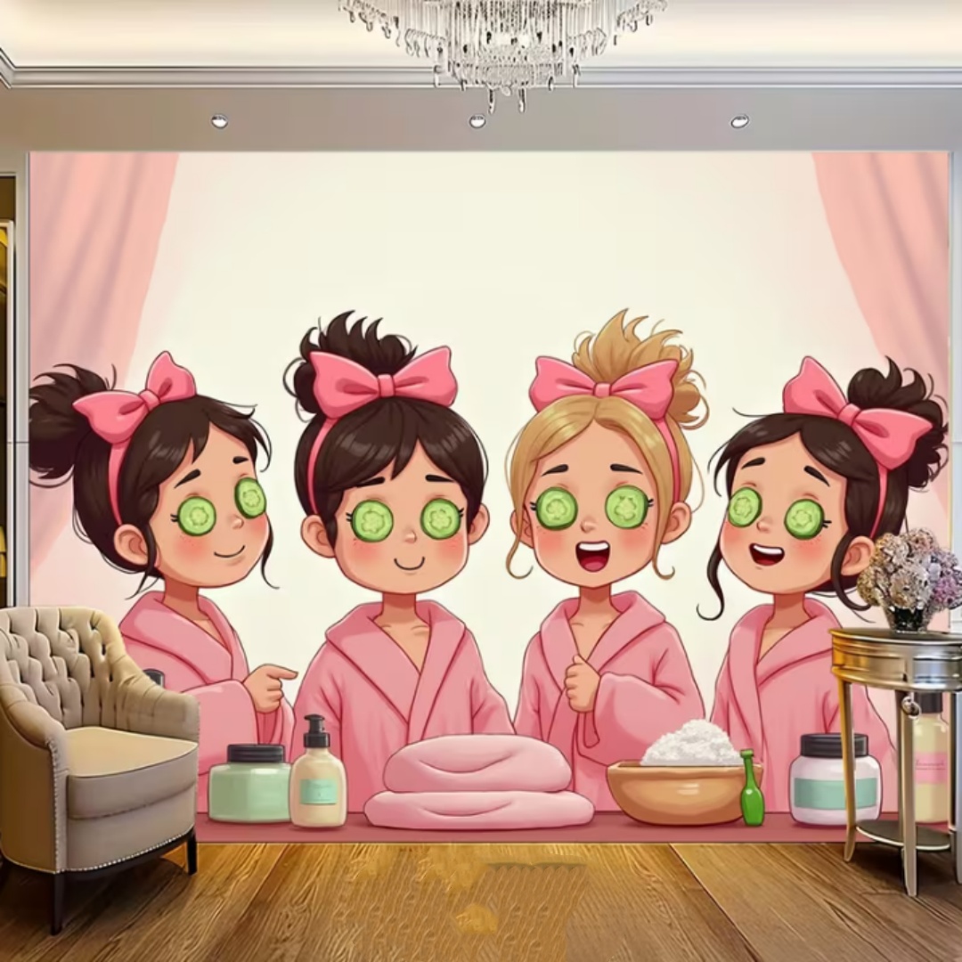 خلفية ديكور حفلات سبا للفتيات  - مراجعة Beauty Makeup Events وسعره
