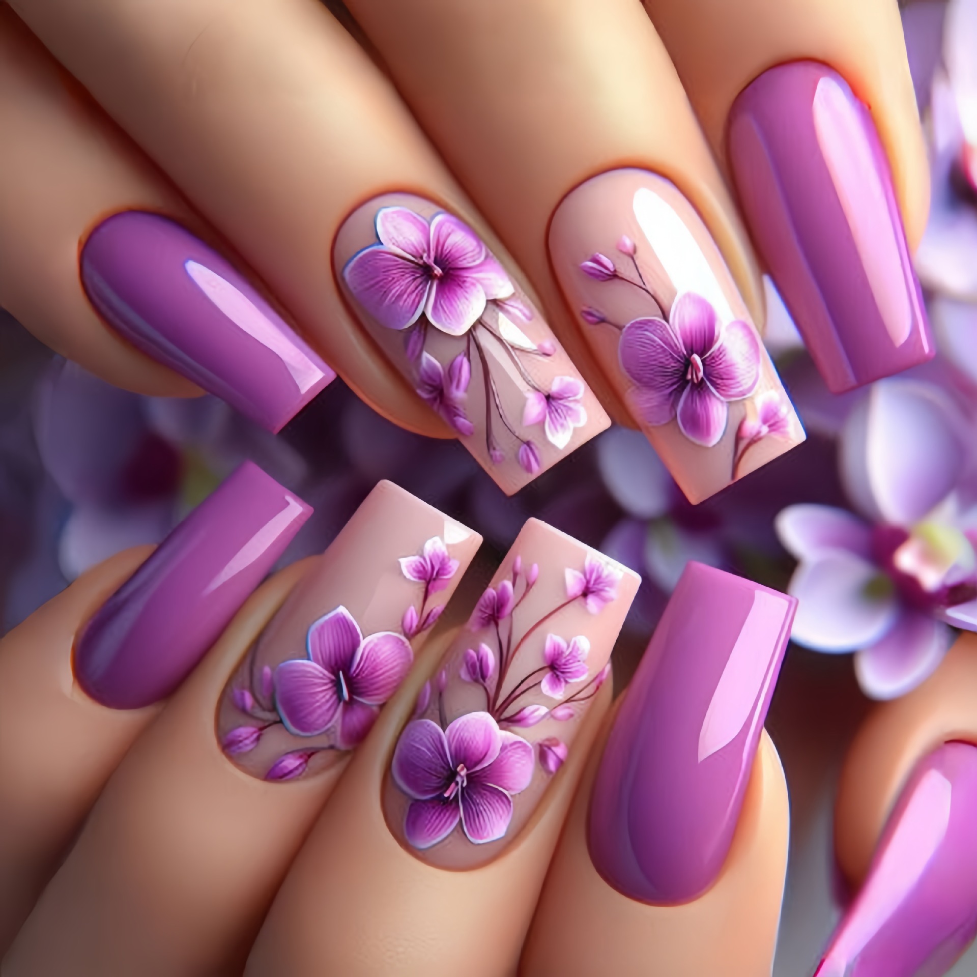 24 قطعة/المجموعة/مجموعة أظافر  - مراجعة Nail Extension Tips وسعره