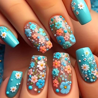 24 قطعة/المجموعة/مجموعة أظافر  - مراجعة Nail Extension Tips وسعره