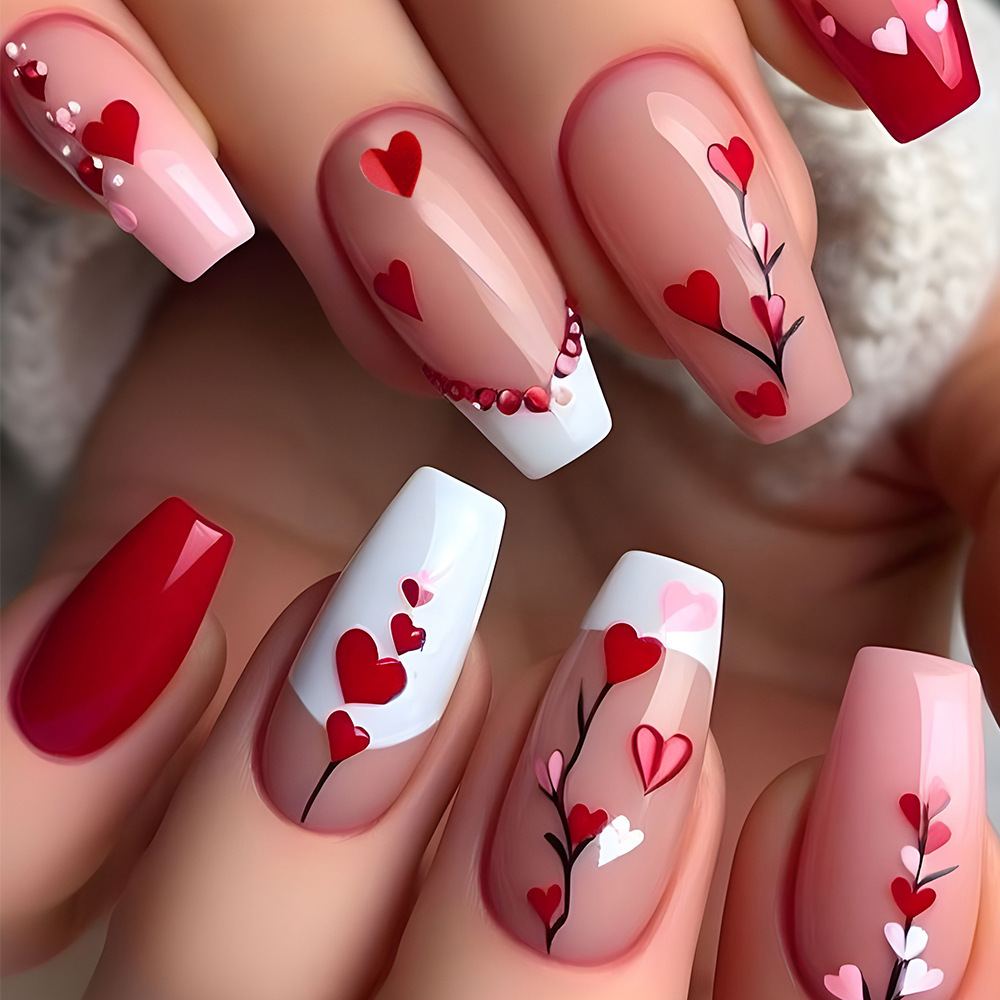 24 قطعة/المجموعة/مجموعة أظافر  - مراجعة Nail Extension Tips وسعره