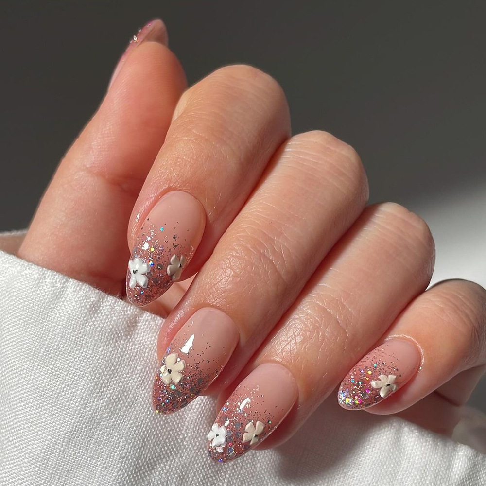 24 قطعة حجر الراين الموضة اضغط - مراجعة Nail Extension Tips وسعره