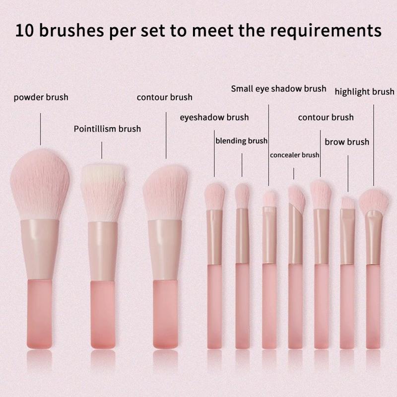 مجموعة من 10 فرش مكياج اصطناعي - مراجعة Beauty Makeup Events وسعره