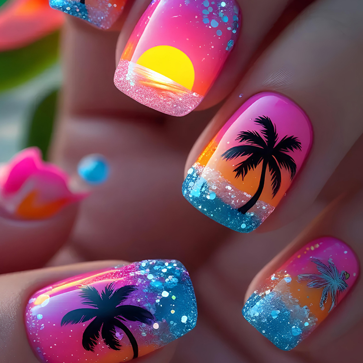 24 قطعة/مجموعة أظافر صناعية قص - مراجعة Nail Extension Tips وسعره