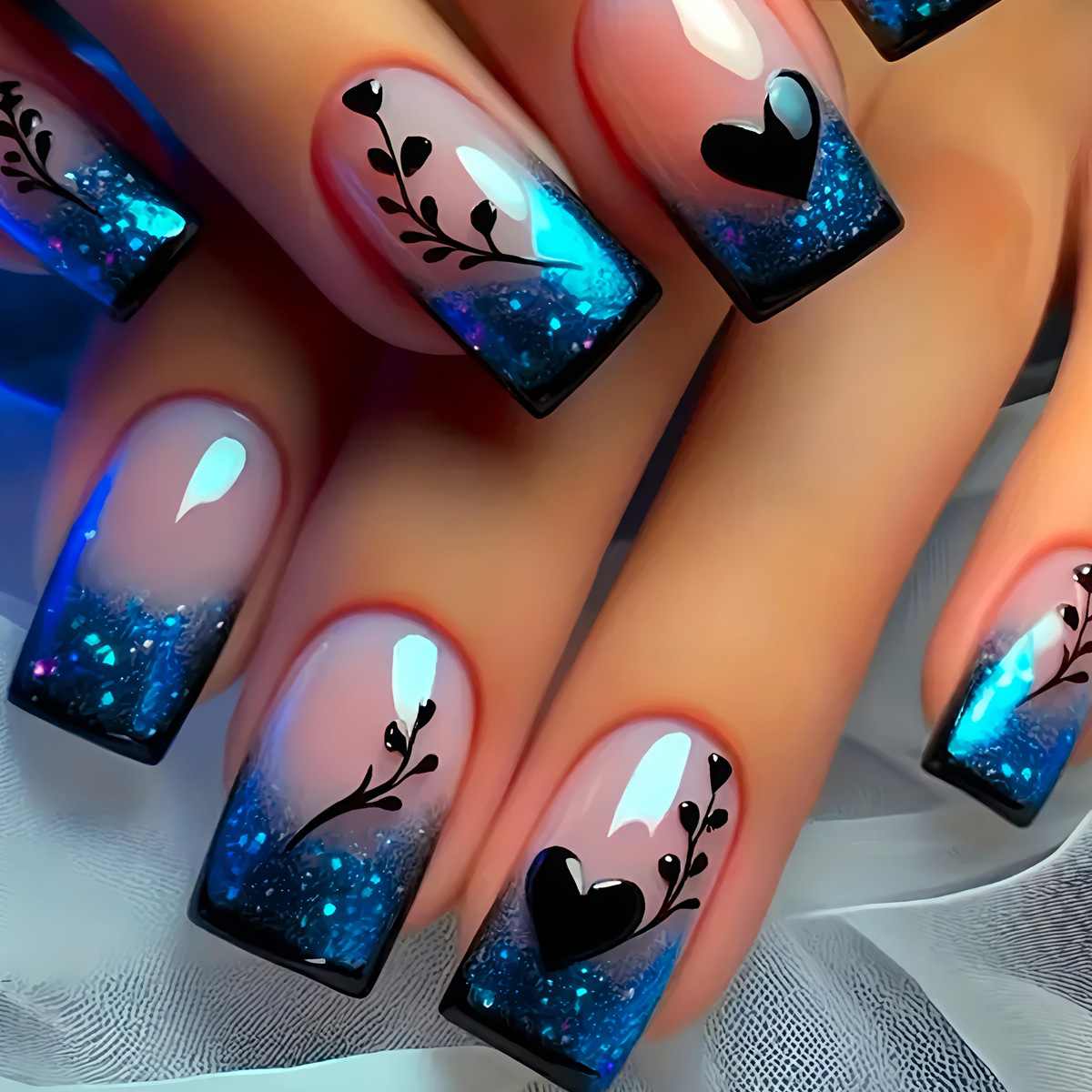 24 قطعة/مجموعة أظافر صناعية قص - مراجعة Nail Extension Tips وسعره