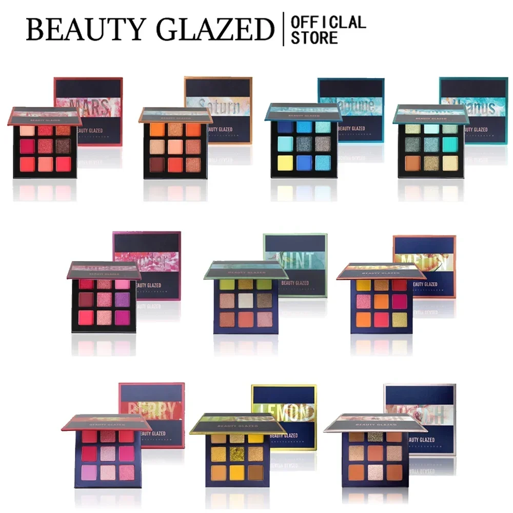 لوحة ظلال عيون بيوتي جلازيد مك - مراجعة Beauty Makeup Eyeshadow Palette وسعره
