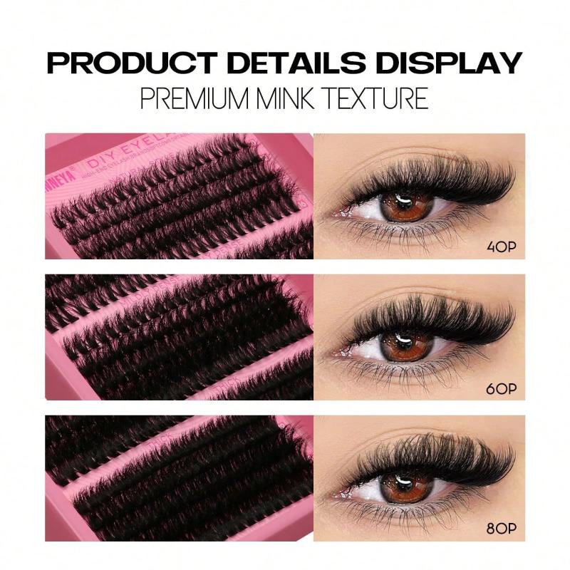 رموش صناعية فردية متجمعة بأطوا - مراجعة Beauty Makeup Events وسعره