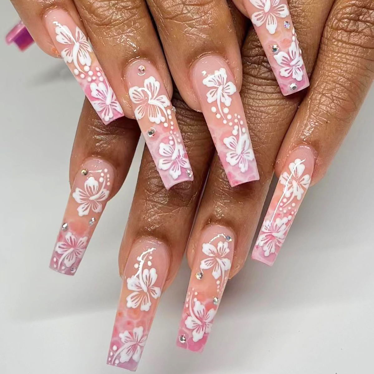 24 قطعة الأظافر الفرنسية السود - مراجعة Nail Extension Tips وسعره