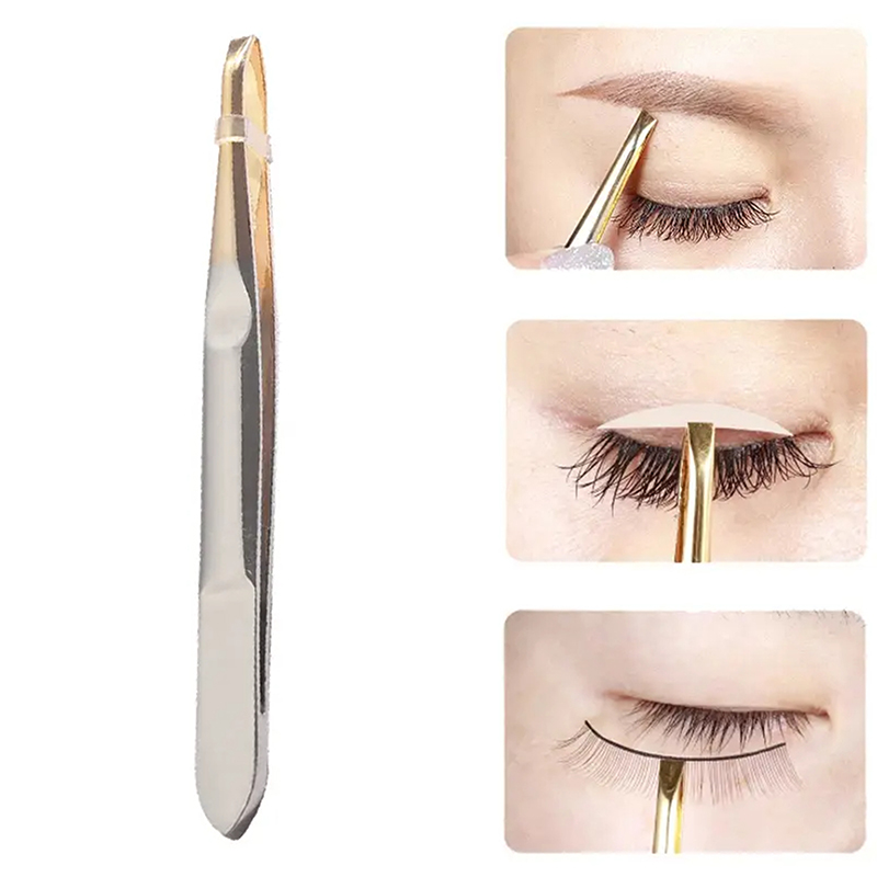 ملقط حواجب من الفولاذ المقاوم  - مراجعة Beauty - Makeup - Eyes وسعره