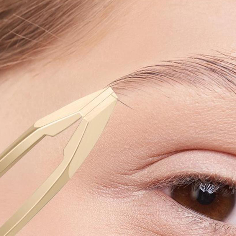 ملقط حواجب من الفولاذ المقاوم  - مراجعة Beauty - Makeup - Eyes وسعره