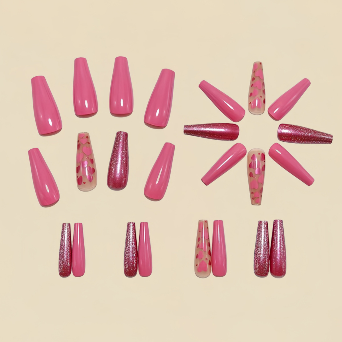 أظافر صناعية متوسطة الطول بتصم - مراجعة Nail Extension Tips وسعره