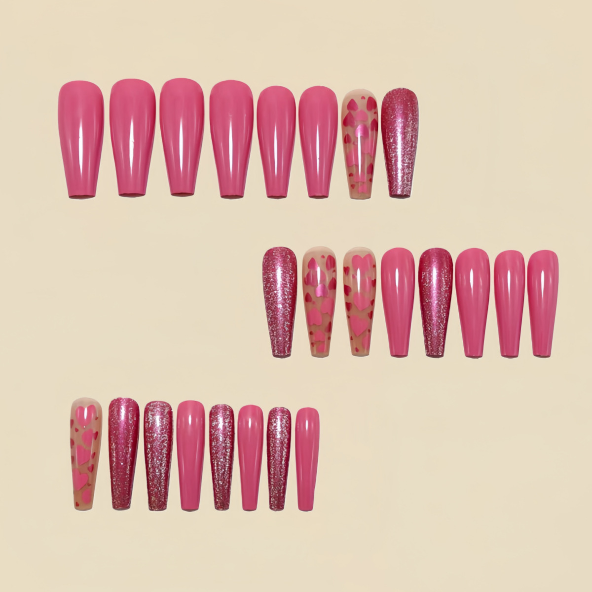 أظافر صناعية متوسطة الطول بتصم - مراجعة Nail Extension Tips وسعره