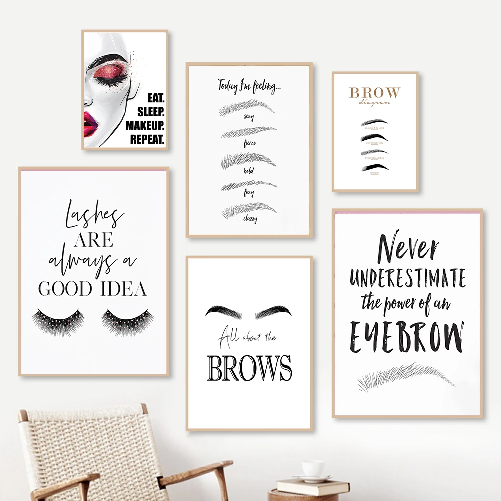 موضة ماكياج قماش اللوحة ، الحا - مراجعة Makeup Is Beauty Quotes وسعره