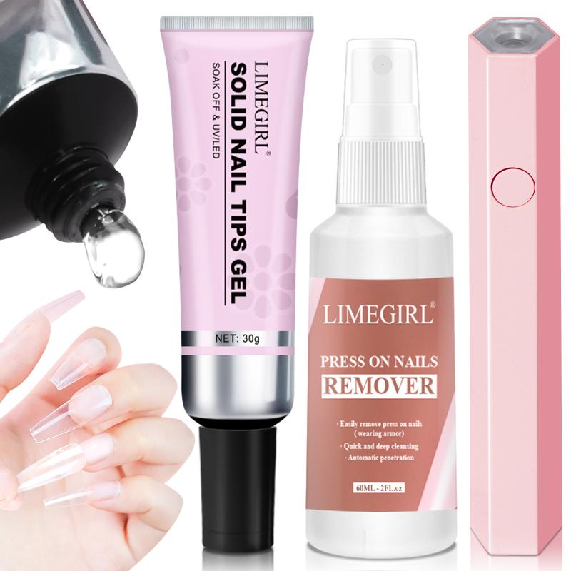 جل شفاف ناعم 30 جرام لتركيب ال - مراجعة Nail Extension Tips وسعره